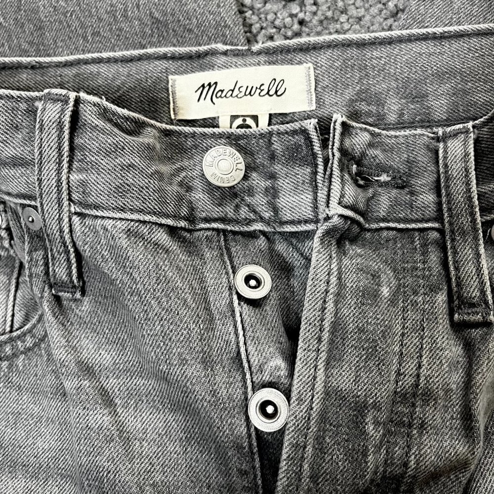 MADEWELL Fair Trade Certified Factory - The Dad Jean - Gray - NWOT - Size 23 - Picture 6 of 11